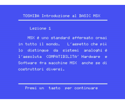 Introduzione al Basic MSX (1985, MSX, Leoni Informatica)