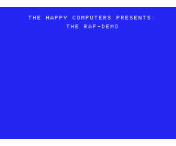 The RAF Demo (1990, MSX2, The Happy Computers)