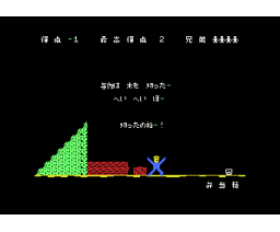 Yosaku (1983, MSX, Kenritsu Micro Computer Systems)