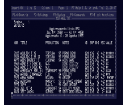MSX Program List (1995, MSX2, Freesoft Club)