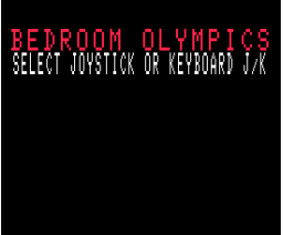 Bedroom Olympics (1987, MSX2, Mega Soft)