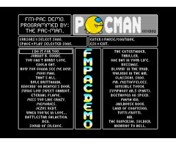 Pacman's First Musicdisk (1993, MSX2, Metalsoft)