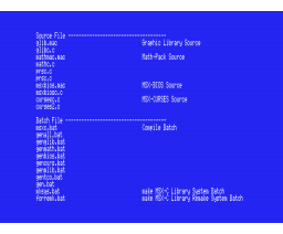 MSX-C Library (1988, MSX, ASCII Corporation)