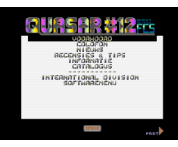 Quasar #12 (1992, MSX2, MSX Club Gouda)