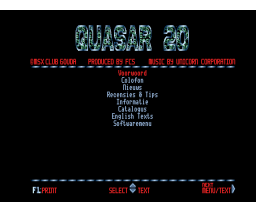 Quasar #20 (1992, MSX2, MSX Club Gouda)
