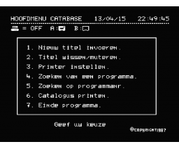 Catabase (1987, MSX2, Sparrowsoft)