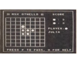 Othello (MSX, Knights Computers)