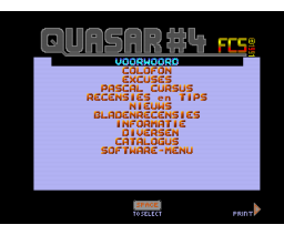 Quasar #04 (1991, MSX2, MSX Club Gouda)
