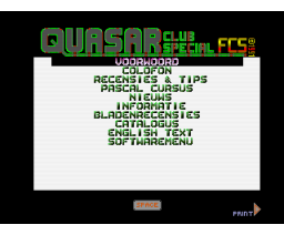 Quasar Special (1991, MSX2, MSX Club Gouda)