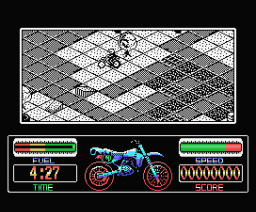 Motorbike Madness (1988, MSX, Mastertronic, Binary Design, Ltd)