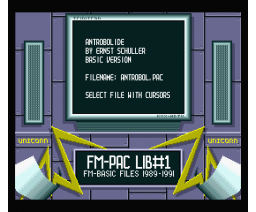 FM-PAC Library Series #1 (1991, MSX2, The Unicorn Corporation)