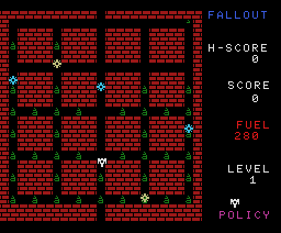 Fall Out (1984, MSX, Policy)