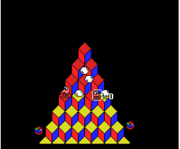 Q*bert (2025, MSX2, Turbo-R, Jelle Roggen)