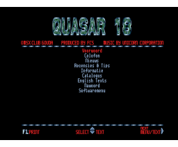 Quasar #18 (1992, MSX2, MSX Club Gouda)