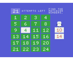 Puddles - Memory (1984, MSX, R&D Computer Co. Ltd)