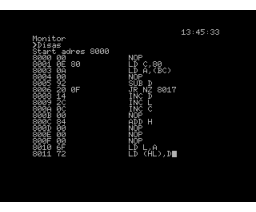 Assembler / Monitor (1988, MSX, Ron Eijnthoven)