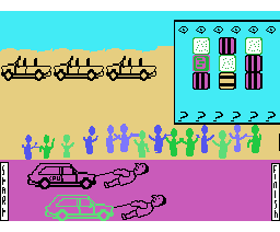 Car Pull 2177 (2025, MSX, The Original Abstract Games)