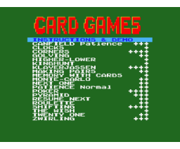 Card Games (MSX2, Omnium)