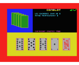Comblot (1985, MSX, Eric von Ascheberg)