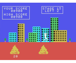 Ookawa Kun's Jumping Man Game (1984, MSX, Stratford Computer Center Corporation)