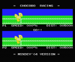 Chocobo Racing  (2004, MSX, HL-Soft)