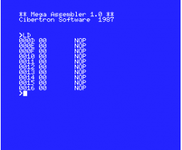 Mega Assembler (1987, MSX, Cibertron)