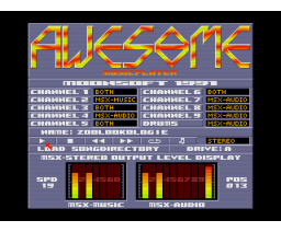 Awesome Compilation Disk #4 (1991, MSX2, Moonsoft)