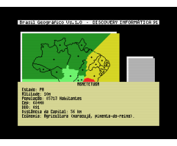 Brazil Geographic  (1991, MSX2, Discovery Informática)
