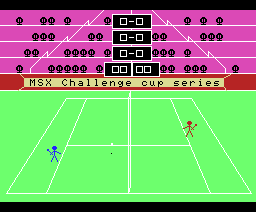 3D Tennis (1983, MSX, ASCII Corporation)
