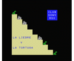 Liebre y Tortuga (1985, MSX, Club Sony MSX)