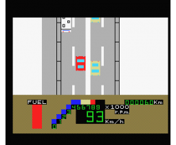 Public Road Race O - Bis (1986, MSX, MSX Magazine (JP), Tsu chan Who Wishes To Be Anonymous)