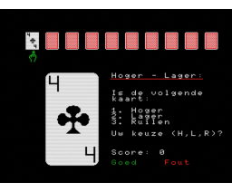Hoger Lager (MSX, Double Brain!)