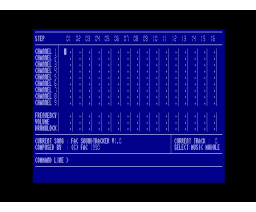 FAC Soundtracker (1991, MSX2, FAC)