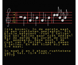 MSX Muzieknoten Cursus (1985, MSX, SoftWorld)