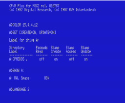 CP/M Plus Operating System (1987, MSX2, Digital Research)