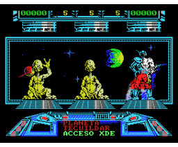 Space Smugglers (Gunstick version) (1989, MSX, MHT Ingenieros)