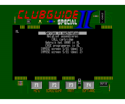 Clubguide Special 02 (1991, MSX2, GENIC)
