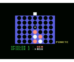 Vier-Gewinnt (1987, MSX, ODIN Software)