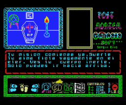 Post Mortem (1988, MSX, Genesis Soft, Iber Soft)