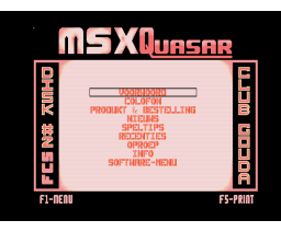Quasar #02 (1991, MSX2, MSX Club Gouda)