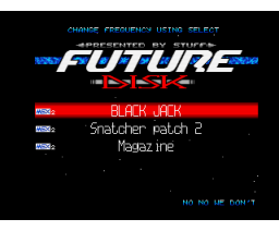 FutureDisk 21 (1994, MSX2, S.T.U.F.F.)