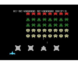 Spacial Invaders (1983, MSX, Kenritsu Micro Computer Systems)