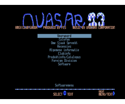 Quasar #23 (1993, MSX2, MSX Club Gouda)