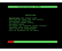 Tovertekst (1988, MSX2, OPSET)