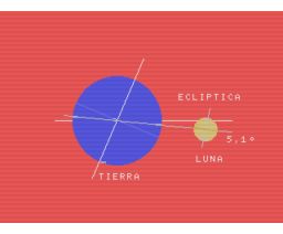Aprende astronomía con La Luna (1986, MSX, Grupo de Trabajo Software (G.T.S.))