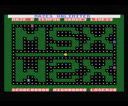 Mazes Unlimited (1986, MSX, Aackosoft)