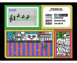 Mutopia (1987, MSX, Musical Plan)