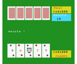 Poker Real (MSX, Sysout, Riccardo V. Morici)