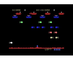 Space UFO (1983, MSX, Kenritsu Micro Computer Systems)