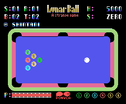 Lunar Ball (1985, MSX, Compile)